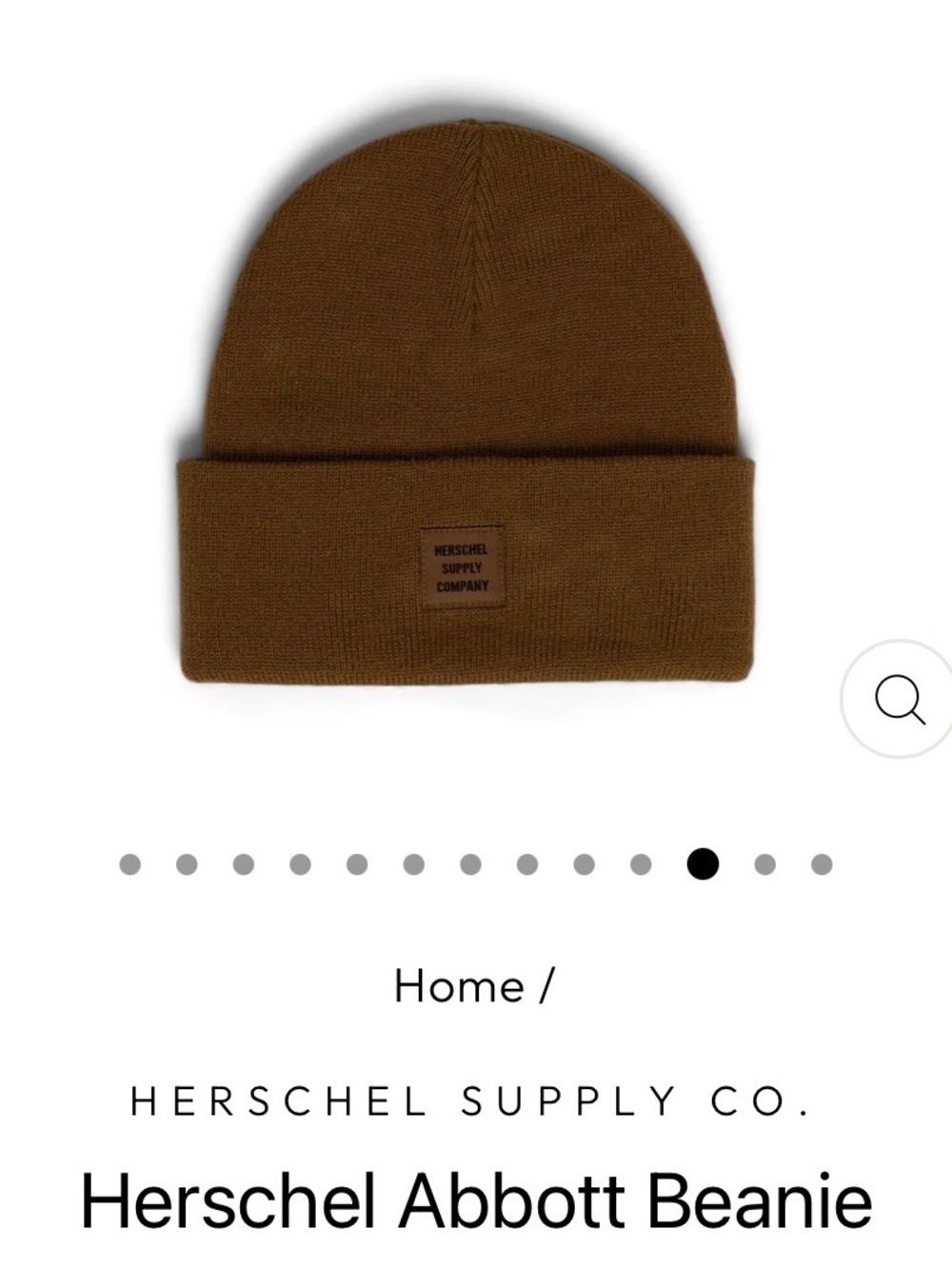 Herschel Abbott Beanie - Brown/Rubber